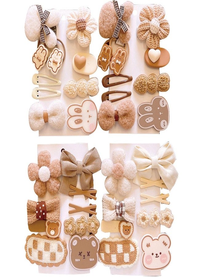 Ewandastore Ewanda store 36 Pcs Cute Baby Girls Hair Clips,Children's Clip Headband Hair Barrettes,Girls Flower Hairpins Clips Hair Accessories for Infants toddlers Baby kids - Image 1